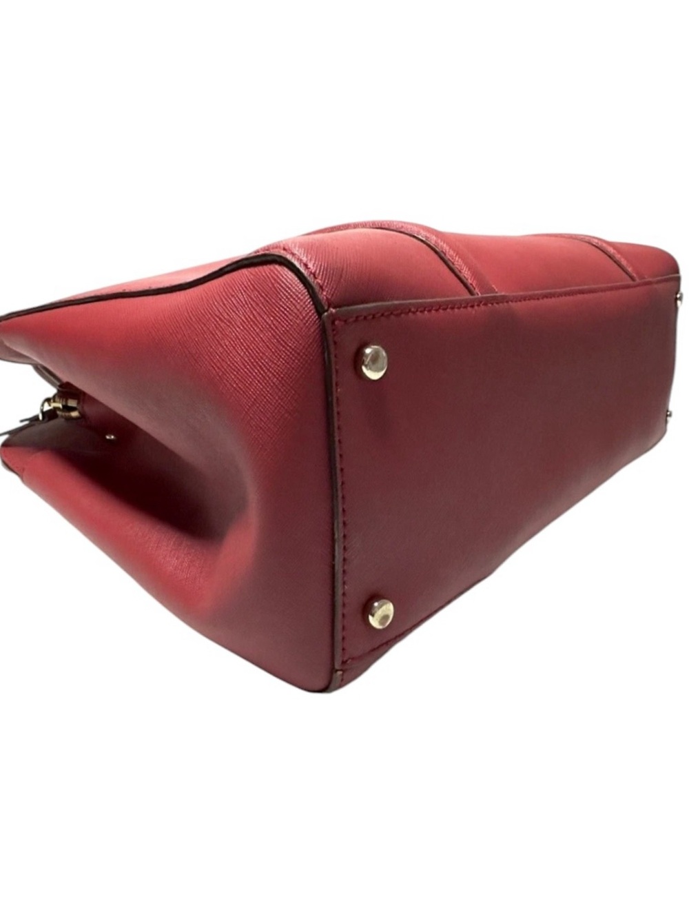 kate spade Burgundy Saffiano Leather Shoulder Bag - Picture 5 of 7